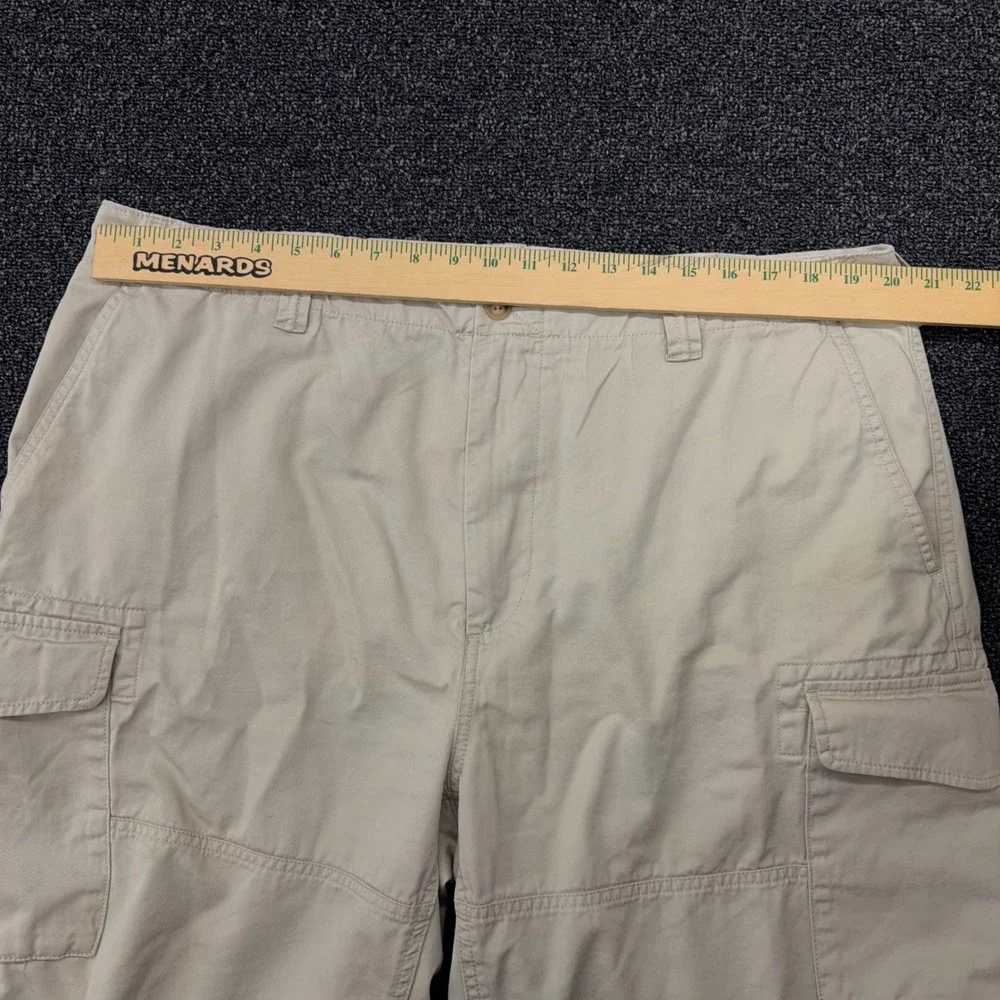 Polo Ralph‎ Lauren Mens Cargo Shorts Tan Khaki Relaxed Fit Cotton Size 40